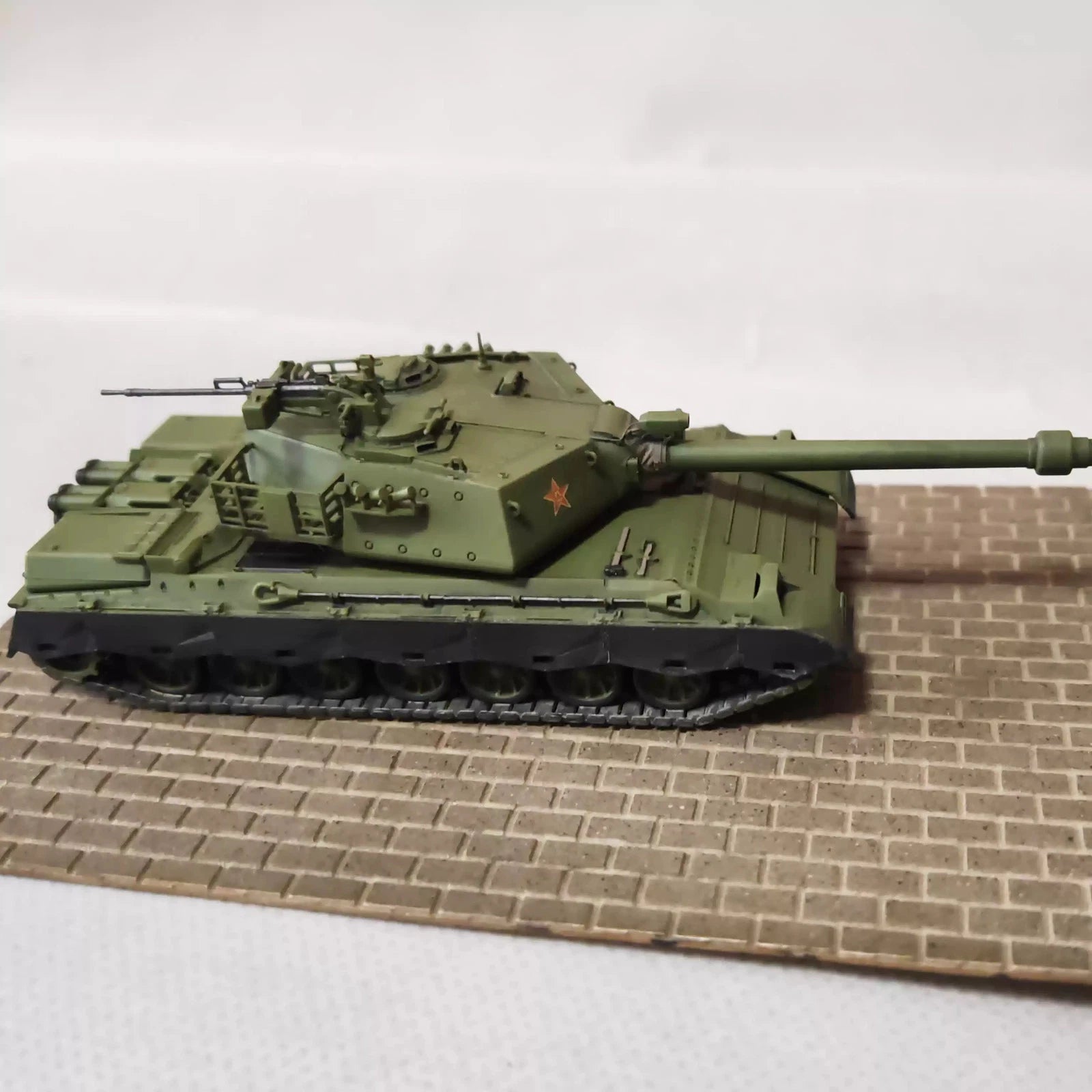 Hand Painted 1/72 Scale BZ79 Tank Green Color 3D Painting Resin Model 07FC0E-D4 - KOEEK