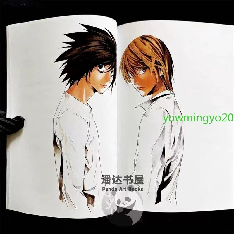 Death Note Light Yagami & L Lawliet Art Book Takeshi Obata Anime Manga Album 07FC0E-D4 - KOEEK