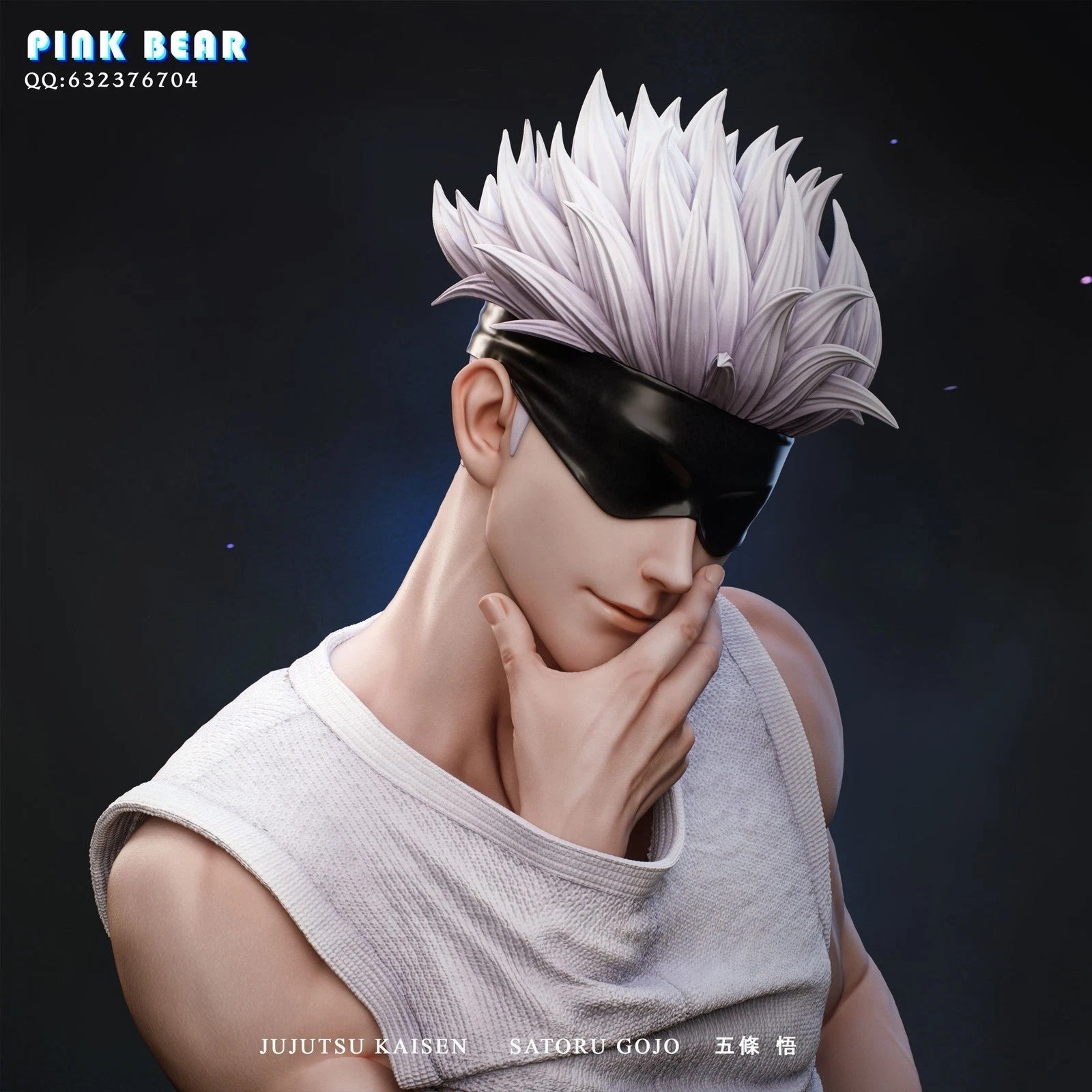 Jujutsu Kaisen Gojo Satoru 1/6 Figure GK Statue W/two Heads Deluxe Model TOY 07FC0E-D4 - KOEEK