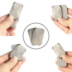 X Unlimited Push Haptic Stainless Steel Slider Adult EDC Fidget Gift 07FC0E-D4 - KOEEK