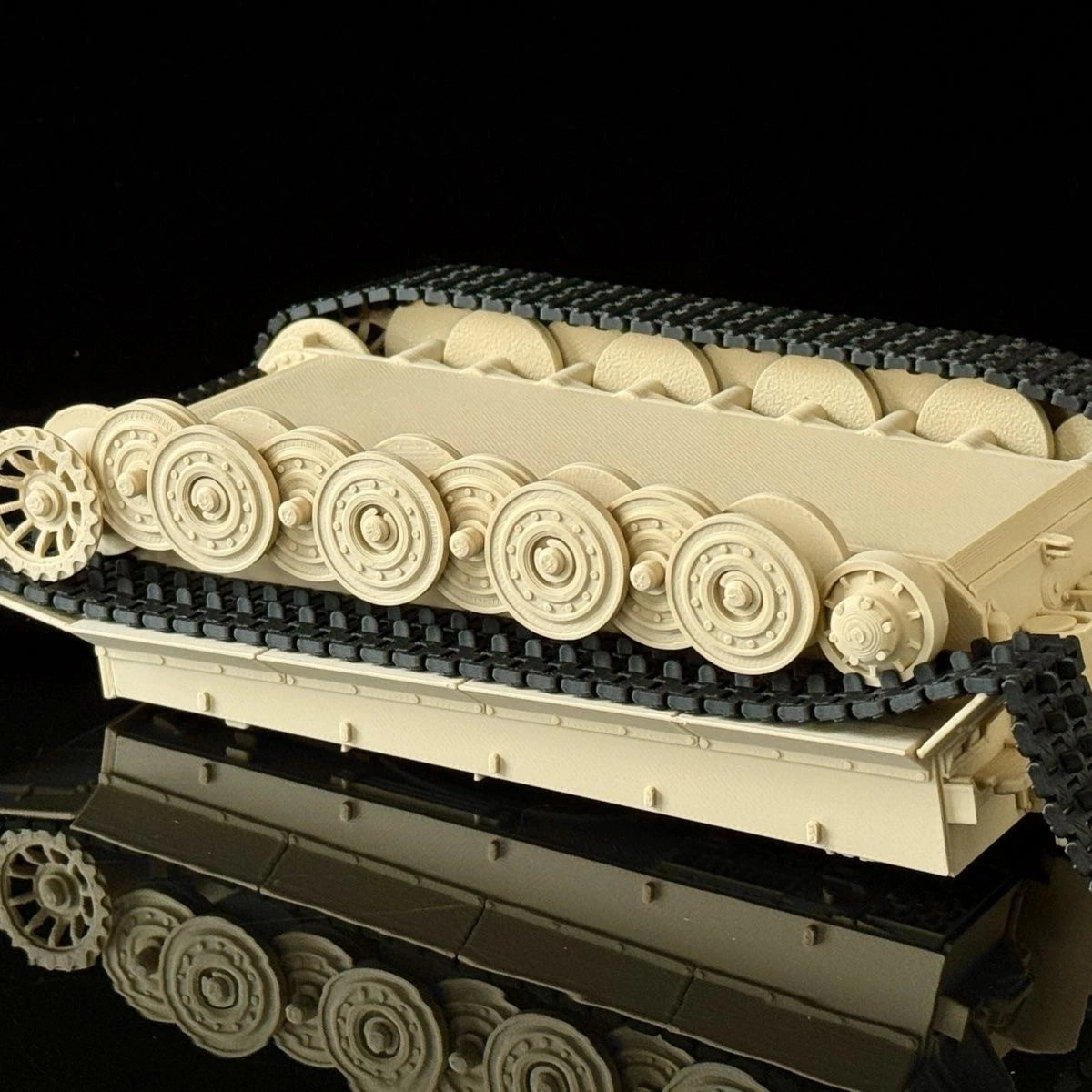 1/35 Tiger E Heavy Tank 3D Printed Assemble Model Turret Barrel Track Movable 07FC0E-D4 - KOEEK