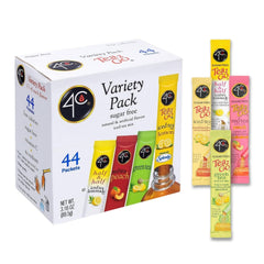 new 4C Powder Drink Mix Packets, Iced Tea Variety 1 Pack, 44 Count, Singles Stix... 4C - KOEEK