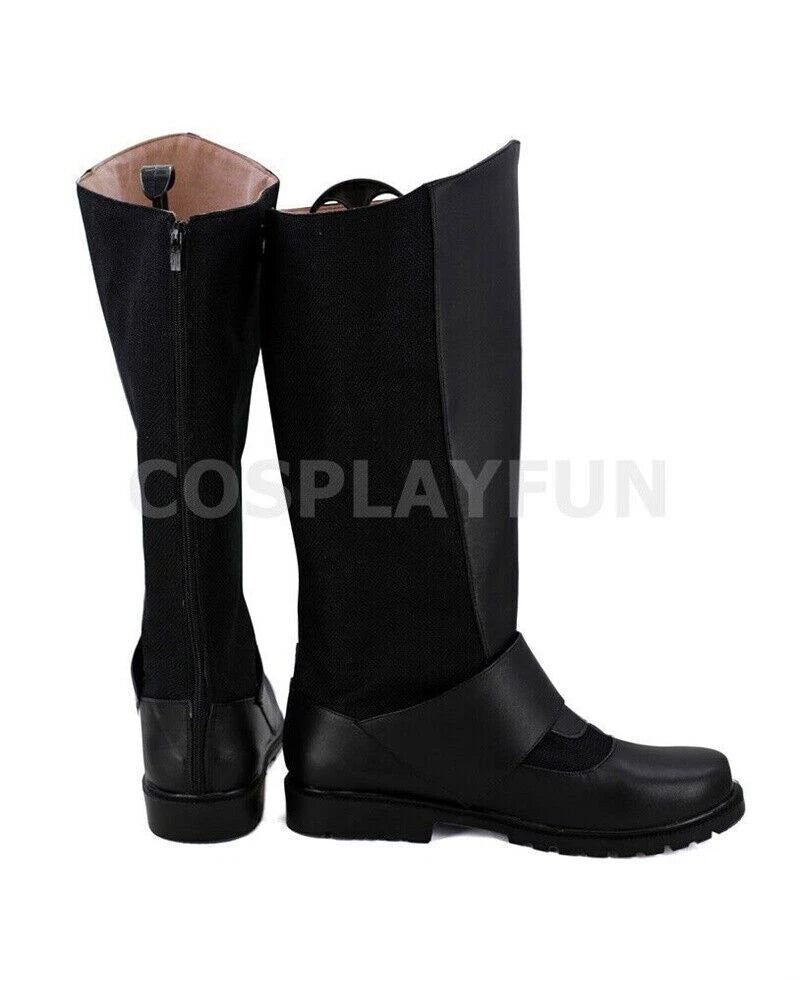 Justice League Batman Bruce Wayne Men Long Boots Cosplay Shoes Boots Halloween 07FC0E-D4 - KOEEK