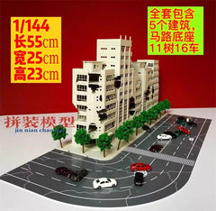 1:144 1:100 Scale City War Damage Building Road DIY Model Scene Toy 07FC0E-D4 - KOEEK