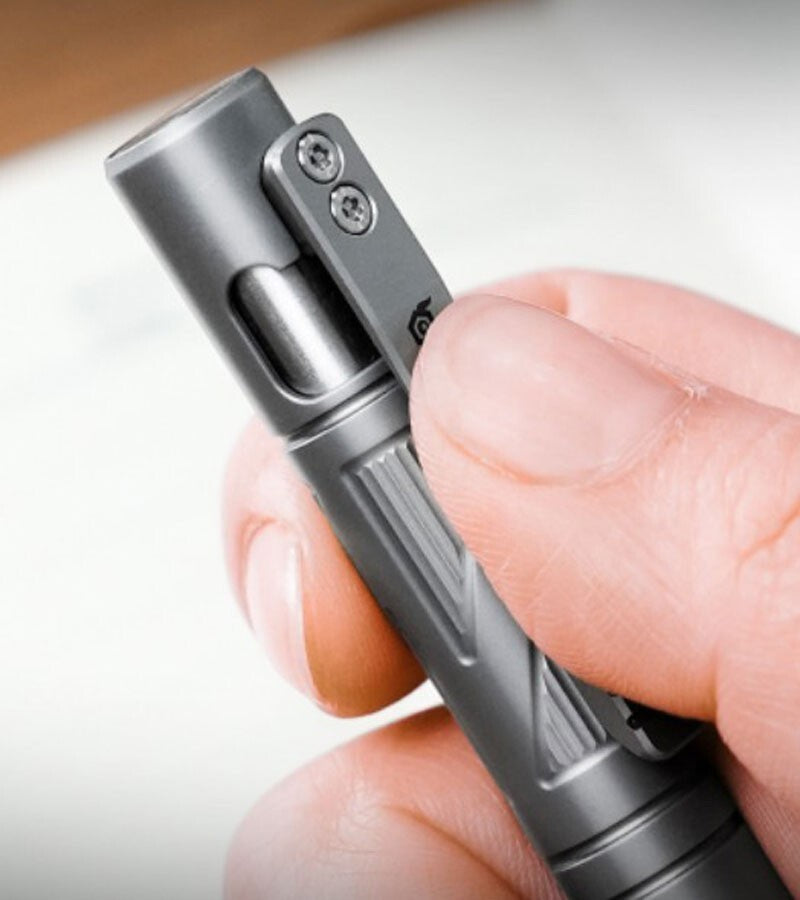 EDC Titanium Practical Ballpoint Pen Working Signature Business Pen G2 Refills 07FC0E-D4 - KOEEK