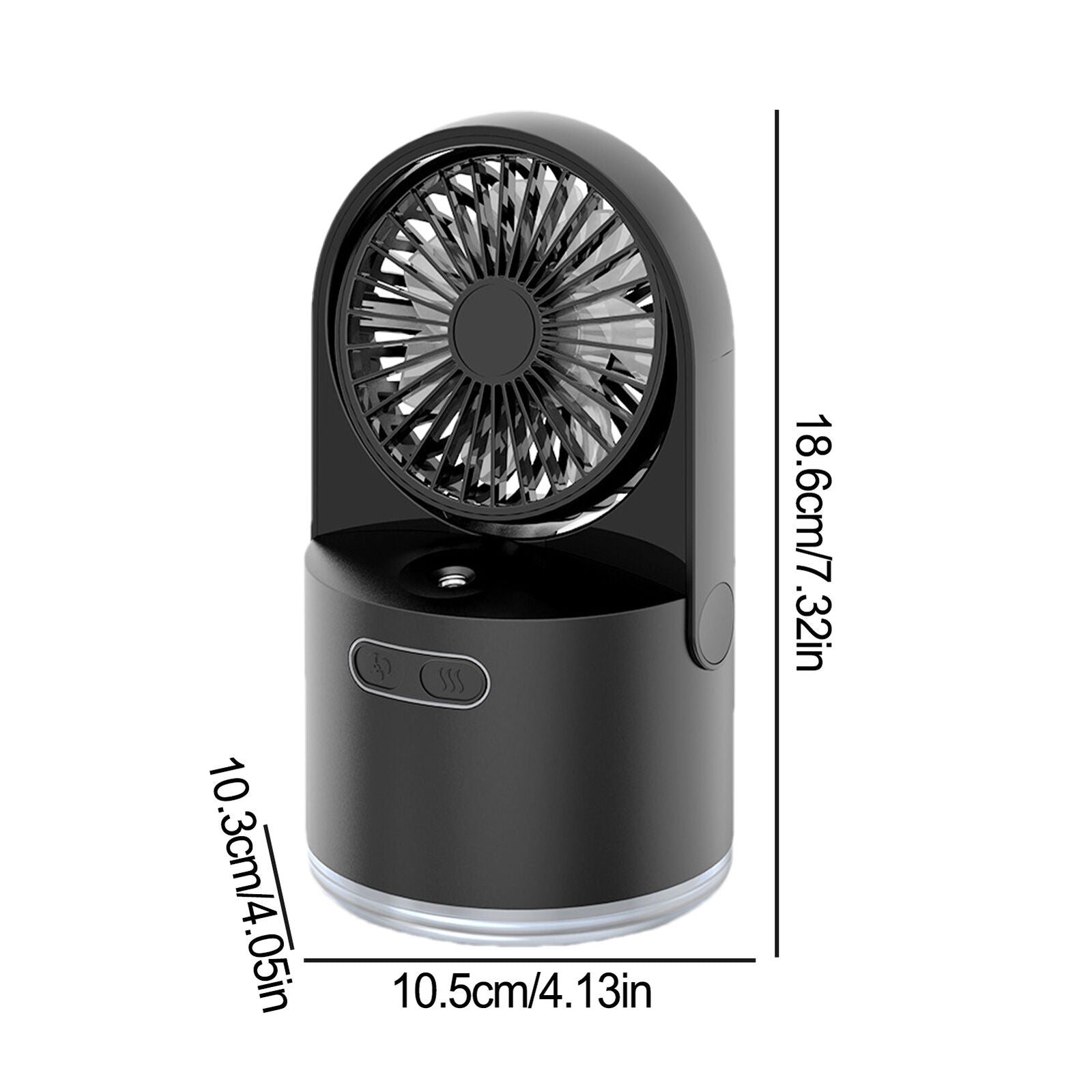 new Mini Water Spray Mist Fan USB Rechargeable Portable Fan Cooling Air Humidifier koeek - KOEEK