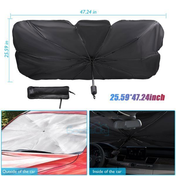 ny Paraguas plegable de los rayos UV del parasol del parabrisas del coche