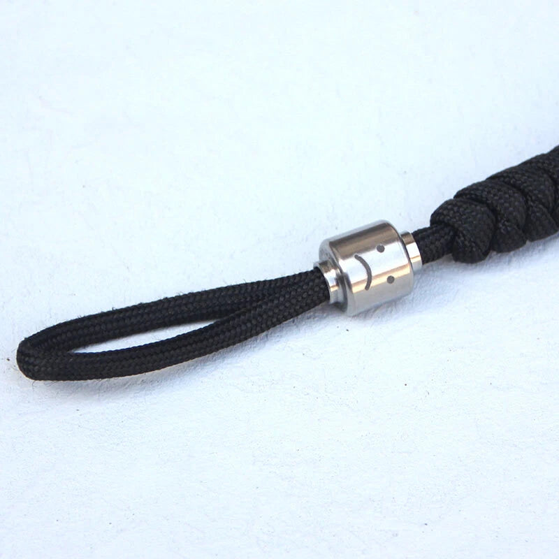 TC4 EDC Titanium Alloy Parachute Cord Bead Keychain Pendant Lanyard DIY Tool EDC - KOEEK