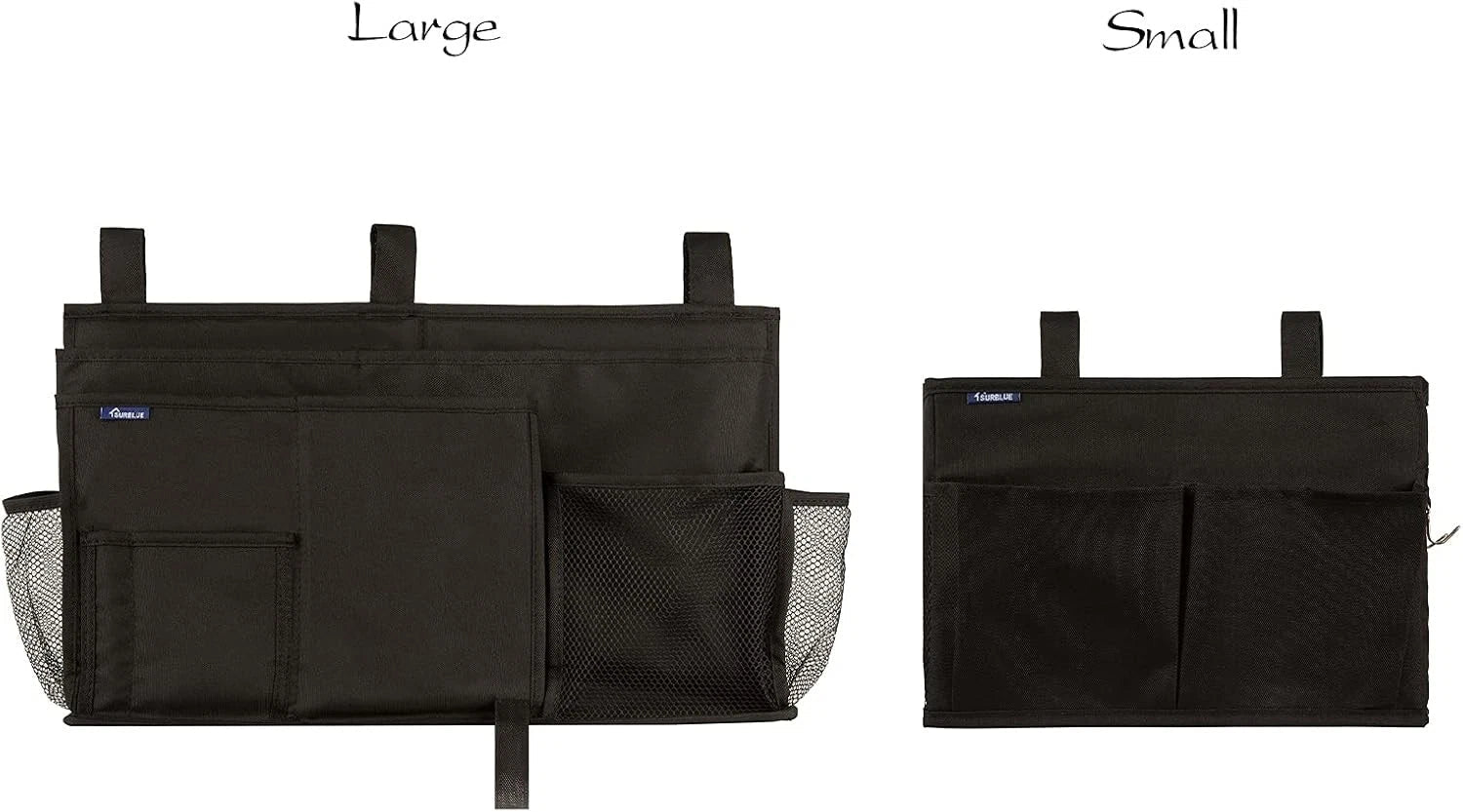 Caddy Hanging Organizer Bedside Storage Bag for Bunk and Hospital Beds, Small 07FC0E-D4 - KOEEK