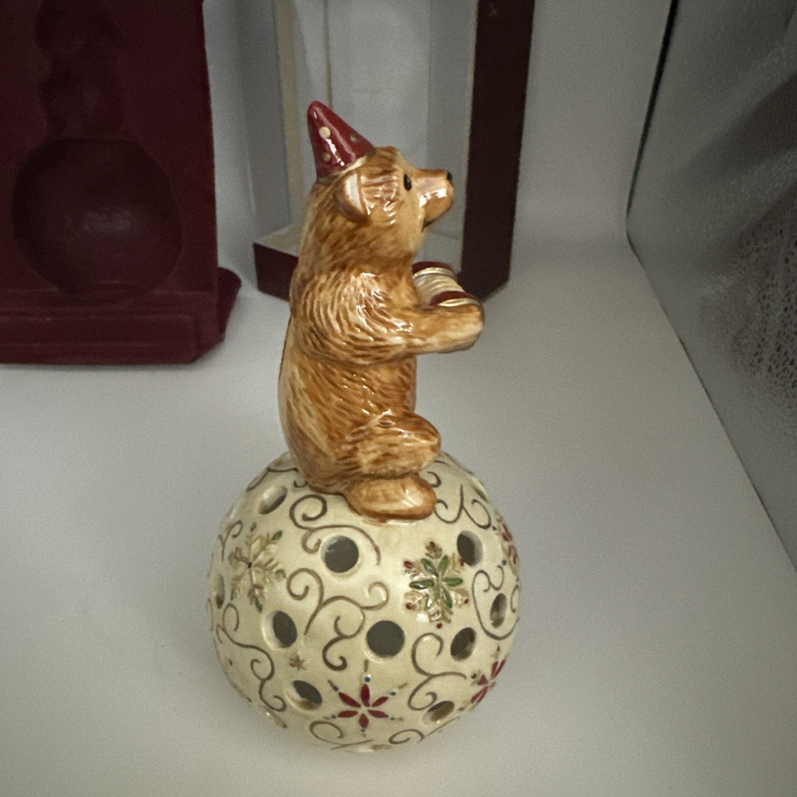 villeroy boch christmas ornament/tea light, Circus Bear 07FC0E-D4 - KOEEK