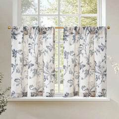 36-inch vintage floral layered curtains Country cottage café rod pocket 07FC0E-D4 - KOEEK