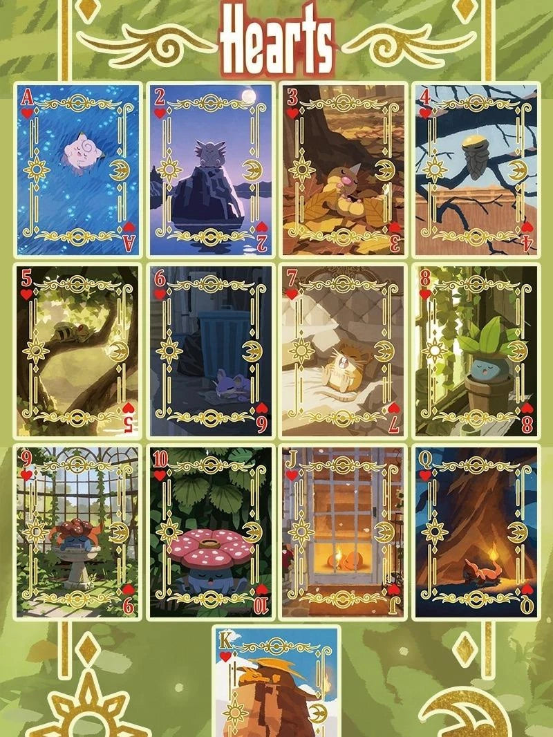 151 Poker Cards Set Pokémon Artist Illustrated Collector Edition Playing Cards 07FC0E-D4 - KOEEK