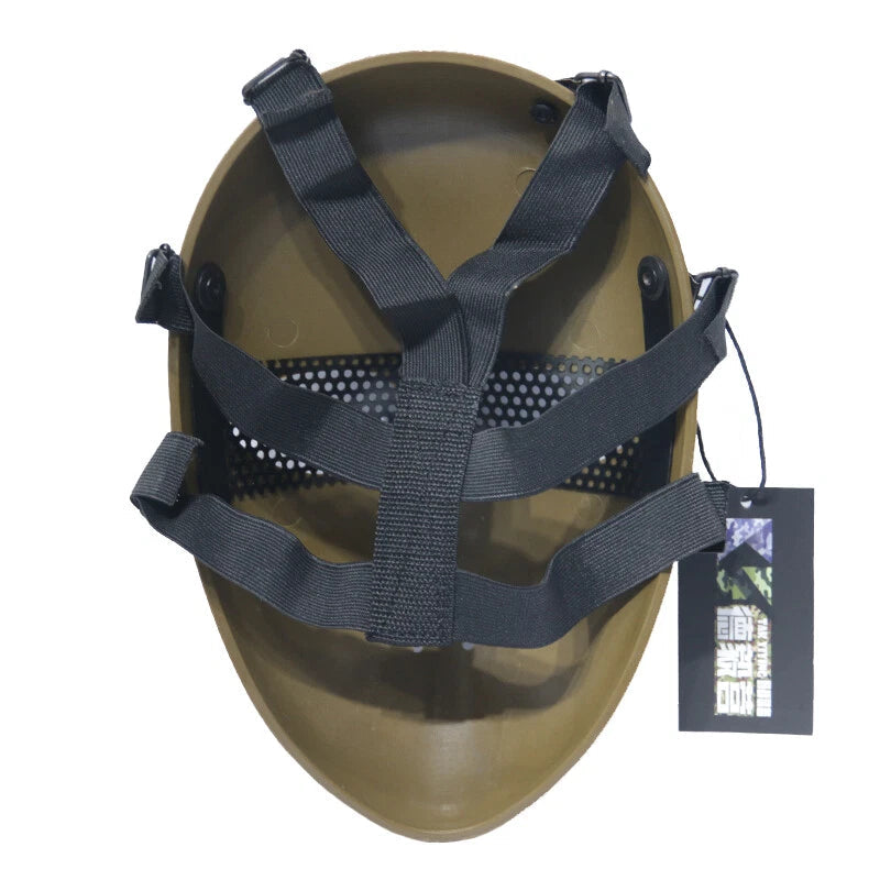 Cosplay Tactical Airsoft Paintball Full Face Mask Outdoor Sport Protective Mask 07FC0E-D4 - KOEEK