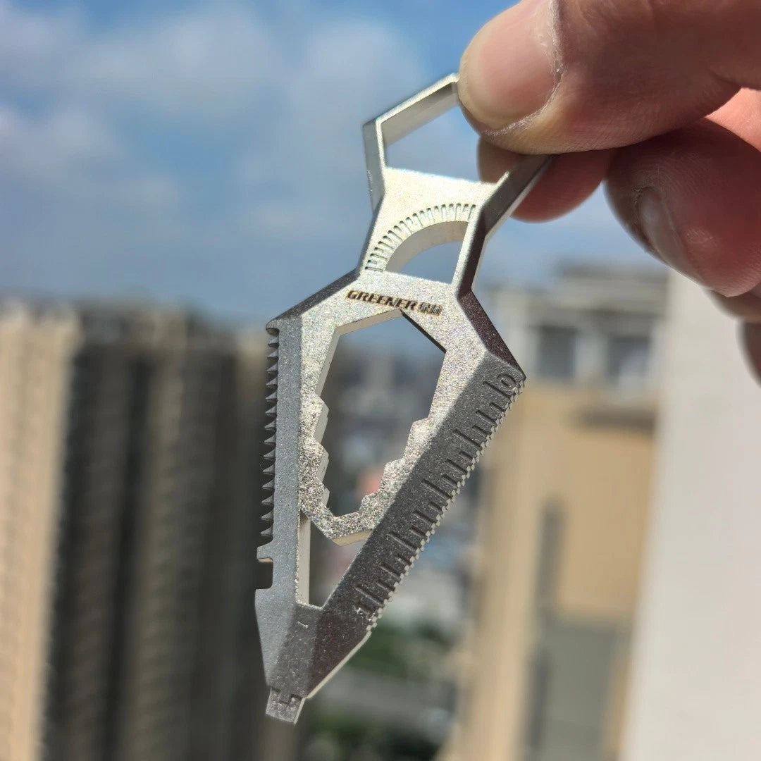 Stainless steel pry bar EDC Tool Measurement/Pry bar/Wrench/Screwdriver 07FC0E-D4 - KOEEK