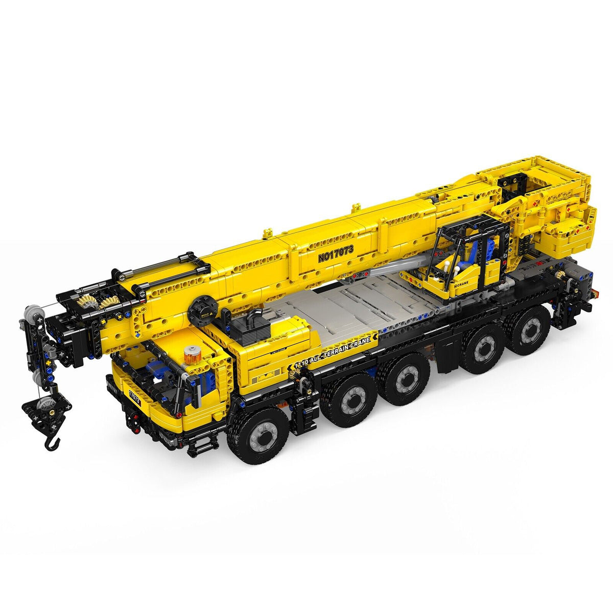 new Mould King 17073 Engineering Crane Yellow Truck Building Block Remote Control MOULD KING - KOEEK