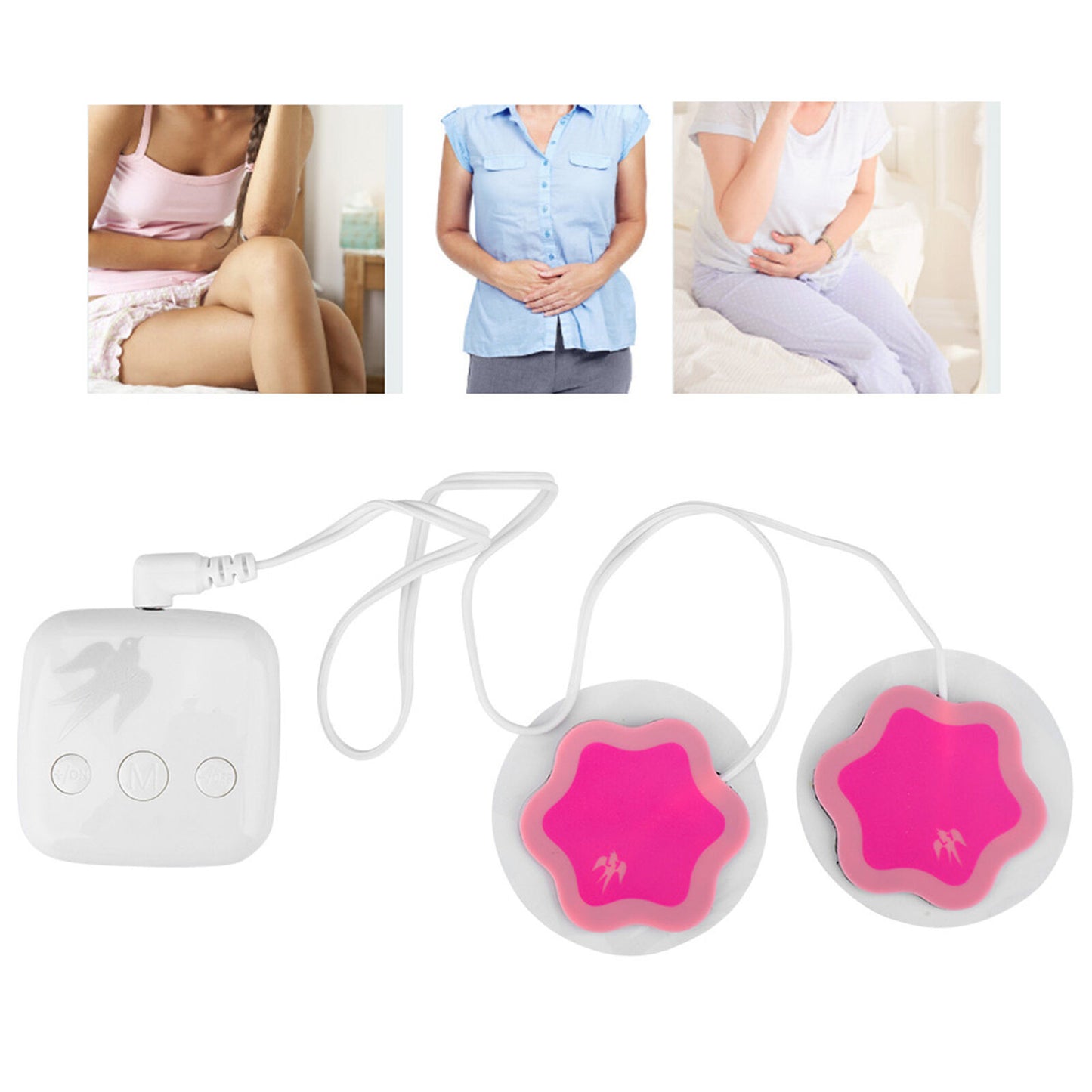 new Women Period Pain Massager Device Dysmenorrhea Pain Relief Menstrual HGF koeek - KOEEK