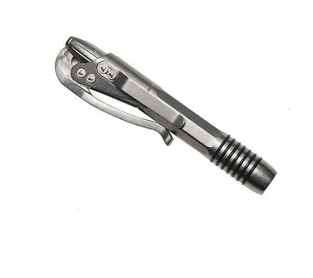 EDC 1 PC Titanium Alloy Signature Pen Technology Siphon Pen Tactical Ball Pen 07FC0E-D4 - KOEEK