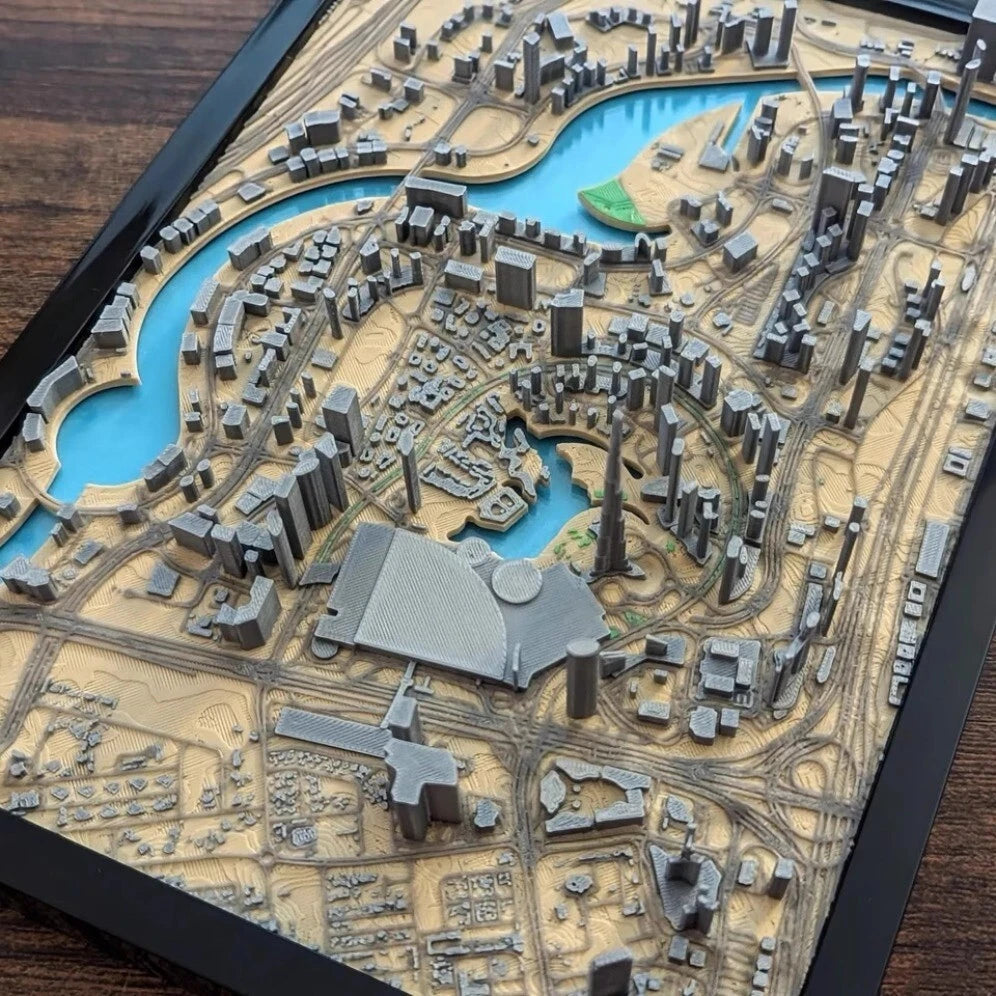 City Skyline/City Model 3D Printed Dubai/Vancouver/Melbourne/London/USA 07FC0E-D4 - KOEEK
