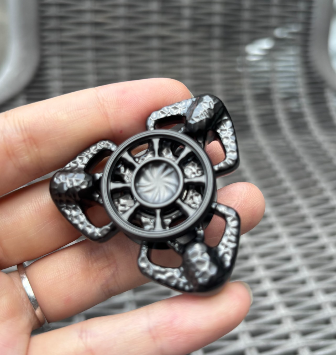 Fidget Spinner EDC Flame Butterfly Hand Spinner Stress Relief Toy Anxiety Toys 07FC0E-D4 - KOEEK