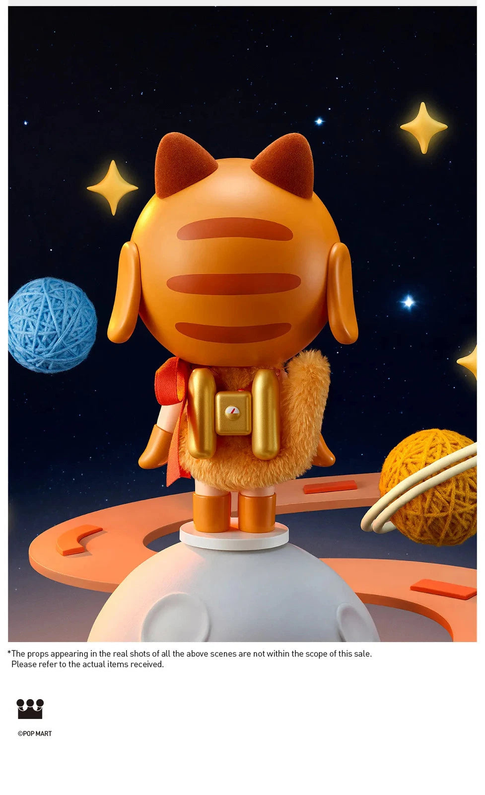 Crybaby Space Cat Figurine-orange Sealed Blind Box Art Toys Birthday Gift 07FC0E-D4 - KOEEK