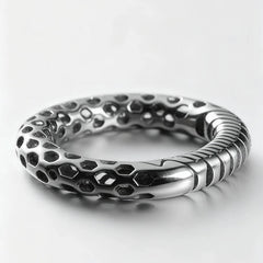 TC4 CNC Hollow-out Design Keychain Carabiner Ring Belt Waist Hanging Buckle EDC 07FC0E-D4 - KOEEK