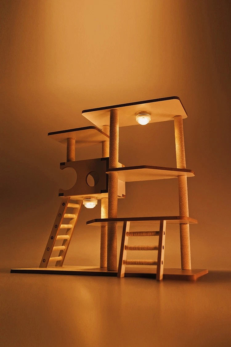 JXK JXK095 1/6 Scale Cat Climbing Rack Animal Accessories Model 12.2'' INSTOCK JXK - KOEEK