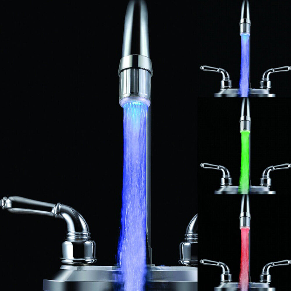 new  Easy Installation Faucet Light Colorful Light-emitting Diodes koeek - KOEEK