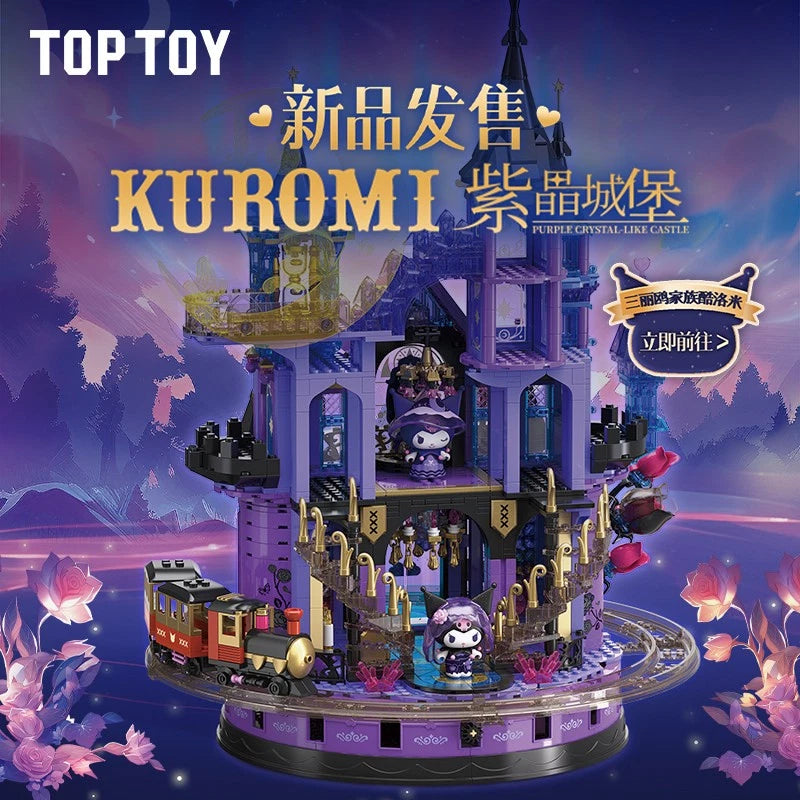 TOPTOY Sanrio Kuromi Crystal Castle Building Blocks Kuromi Collectible Gift Toys TOPTOY - KOEEK