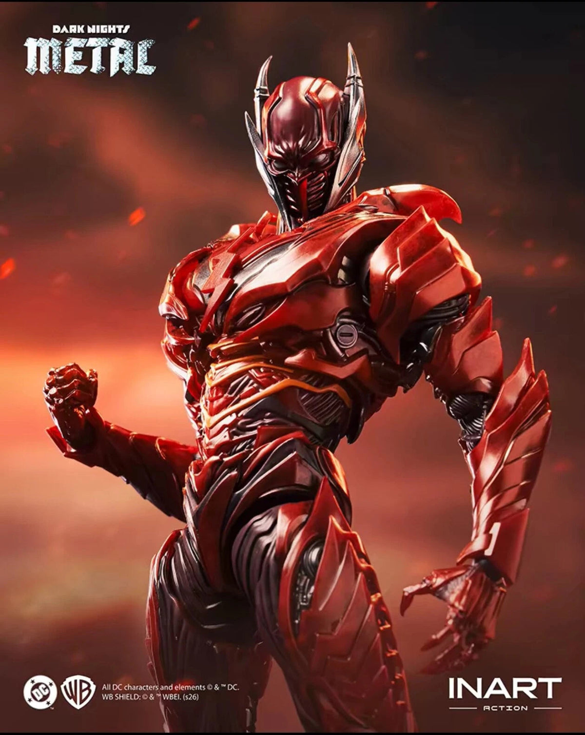 【IN STOCK】INART Action Dark Nights: Metal Red Death Collectible Action Figure INART - KOEEK