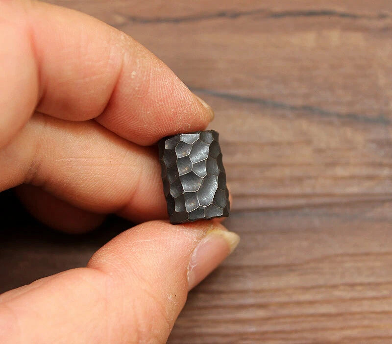Handmade Carving TC4 Bead Titanium Bead Knife Lanyard EDC Bead Pendant DIY Beads 07FC0E-D4 - KOEEK