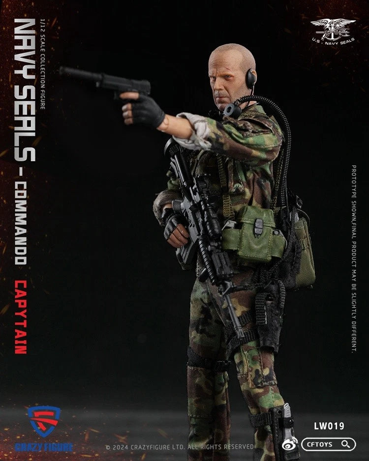 CFTOYS Special Assault Team-Captain 1/12 Soldier Action Figure Model Collection CFTOYS - KOEEK