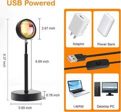 new Sunset LED Lamp Projector, 21 Colors Changing App & Remote Control Mood... 07FC0E-D4 - KOEEK