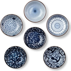 Dipping Bowls, Soy Sauce Dish Ceramic, 3 OZ Small Serving Bowls for Side Dishes 07FC0E-D4 - KOEEK