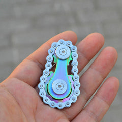 Sprockets Chains Fingertips Spinning Decompression Top Gearwheel Gyro EDC Toys 07FC0E-D4 - KOEEK