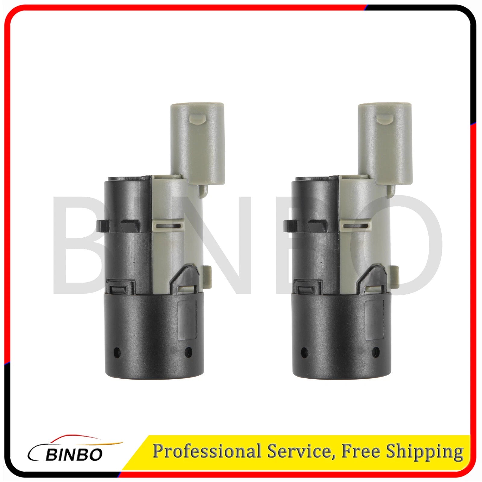 Set of 4PCS Parking Assist Sensor PDC 66206989069 For BMW E39 E60 E61 E63 X3 X5 07FC0E-D4 - KOEEK