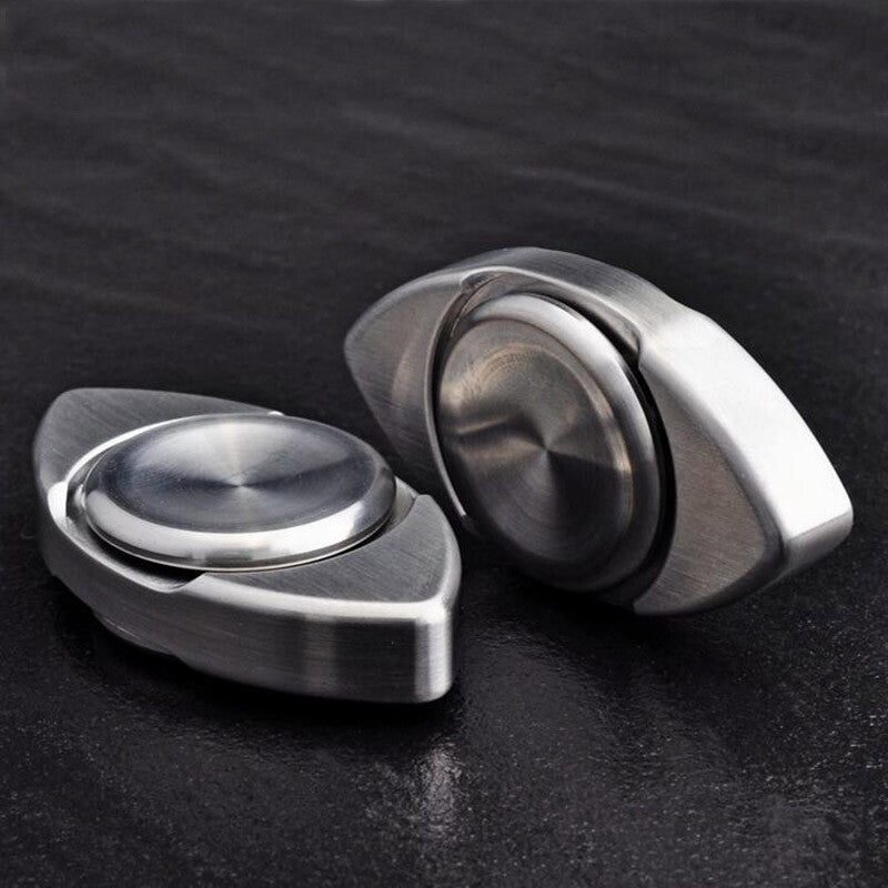 Focus Stress Relievers Stainless Steel Fidget Hand Spinner Finger Gyro EDC Toys 07FC0E-D4 - KOEEK