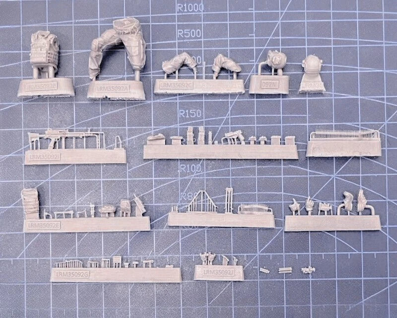 1/35 Resin Figure Model Kit US Special Forces In Action Unassembled Unpainted 07FC0E-D4 - KOEEK