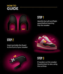 new Crep Protect Memory Foam Shoe Crease Protectors - Sneaker Guards for Black CREP PROTECT - KOEEK