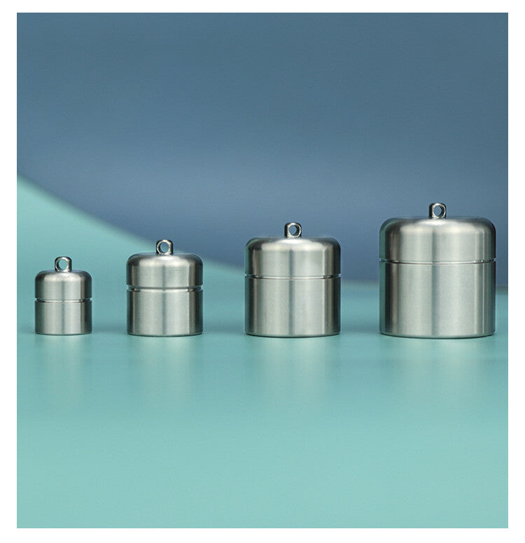 Titanium Multi Tools Waterproof Portable Medicine Bottle Key Pendant Box EDC Kit 07FC0E-D4 - KOEEK