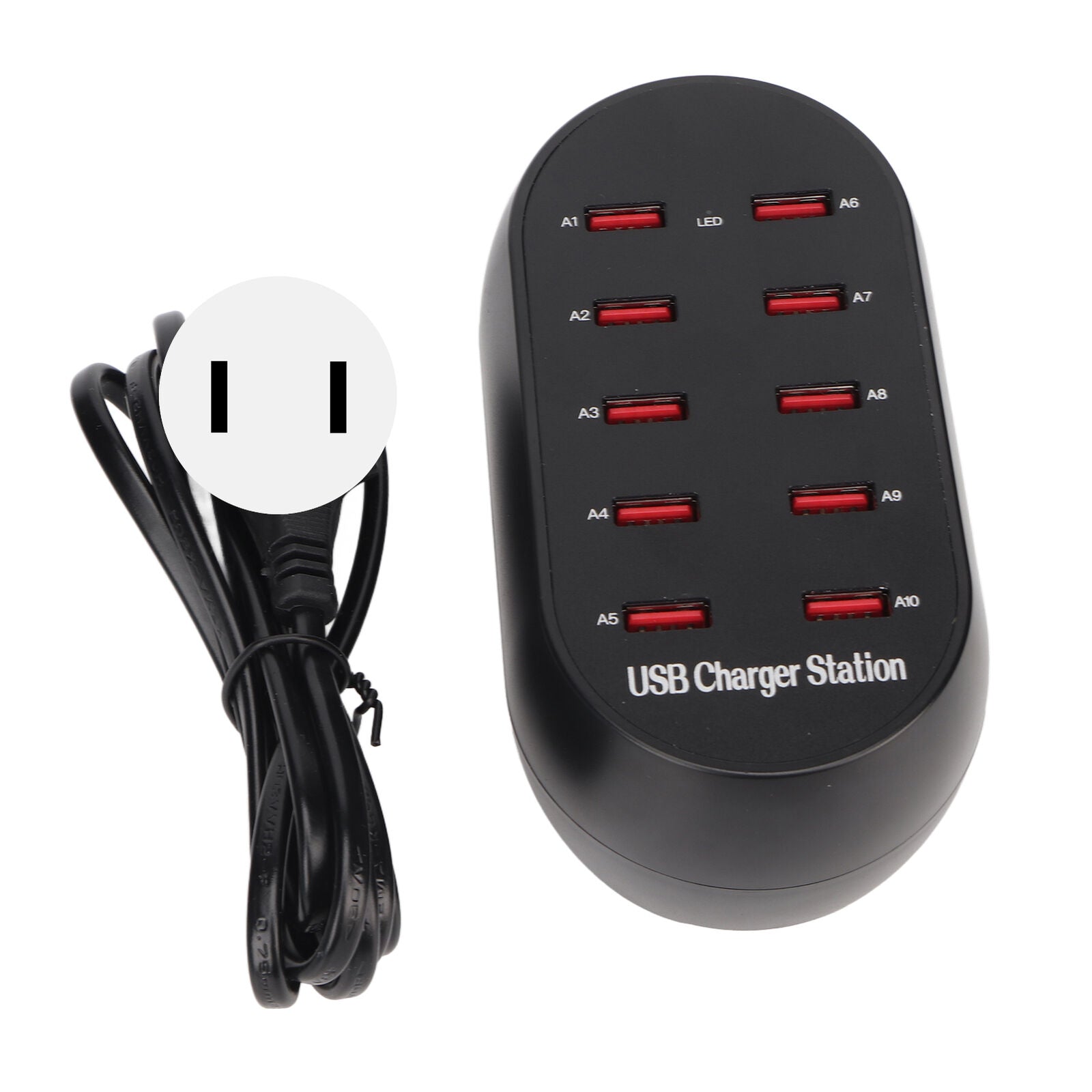 new Charging Station For Multiple Devices 50W 10 Port USB Charging Station Wall koeek - KOEEK