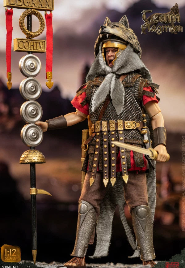 HHMODEL HH18071 Imperial Legion Roman Standard Bearer 1/12 Action Figure INSTOCK 07FC0E-D4 - KOEEK