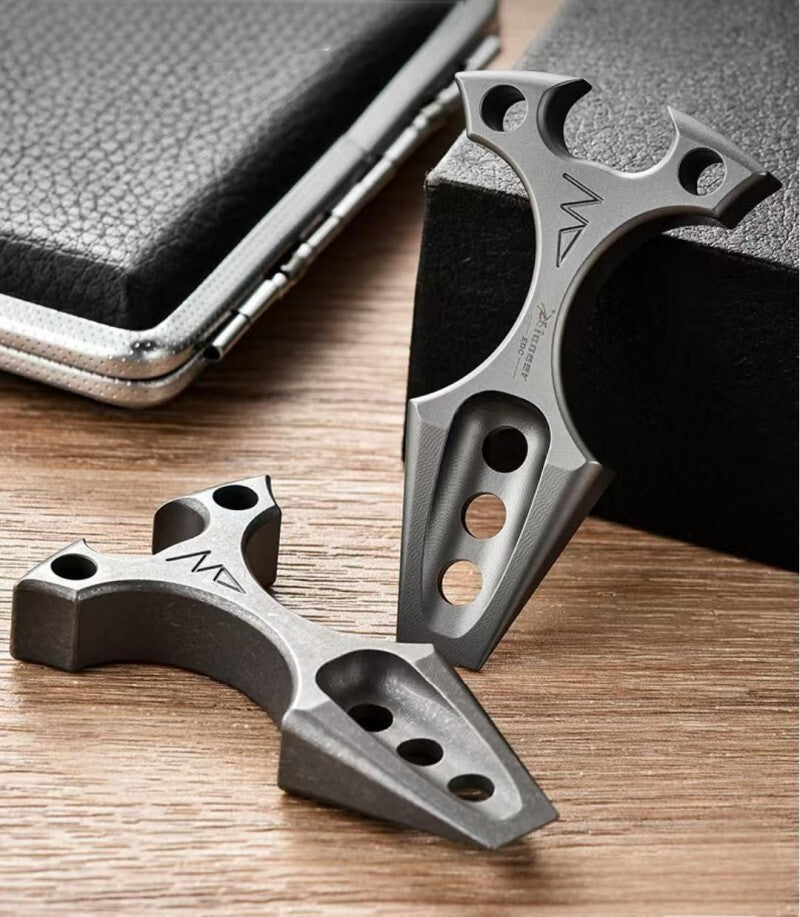 Titanium Alloy Pocket Pry Bar Crowbar Can Bottle Opener Keychain Multi Tools EDC 07FC0E-D4 - KOEEK