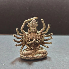 Solid Brass Thousand Hands Guanyin Buddhist Statue Bodhisattva Metal Sculpture 07FC0E-D4 - KOEEK
