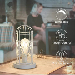 Bedside Touch Lamp Small Table Lamp For Bedroom Living Room Modern Bedside Lamps 07FC0E-D4 - KOEEK