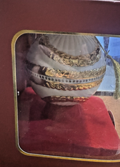 LENOX 2011 Annual Christmas Ball Ornament Porcelain Gold Garland Swag - MINT LENOX - KOEEK