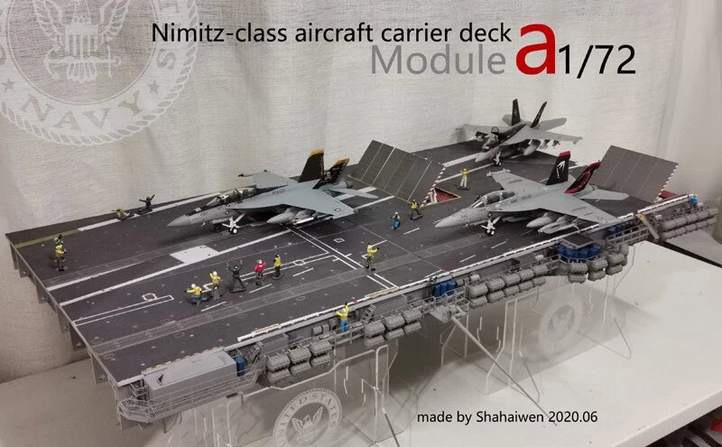 1/72 Nimitz Aircraft Carrier Deck Electromagnetic Catapult Model A1 Module Model 07FC0E-D4 - KOEEK