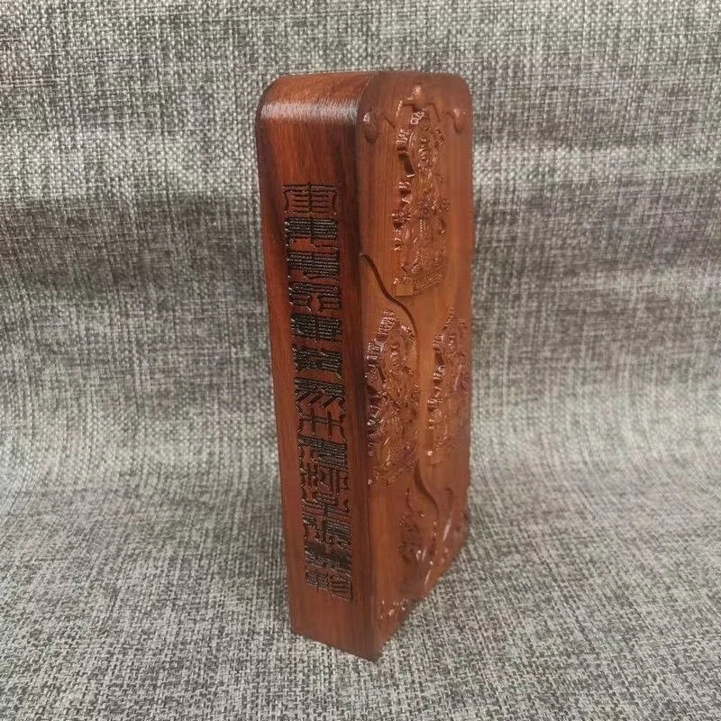 Taoist HandCarved Lightning Strike Jujube Wood Token Sanqing Order Token Taoist 07FC0E-D4 - KOEEK