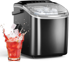 Countertop Ice Maker, High Efficiency Portable Ice Maker,Self-Cleaning Ice Maker 07FC0E-D4 - KOEEK