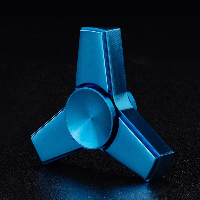 Stainless Steel Threeleaf Fidget Spinner EDC Fidget Toys Hand Spinner ADHD Tool 07FC0E-D4 - KOEEK