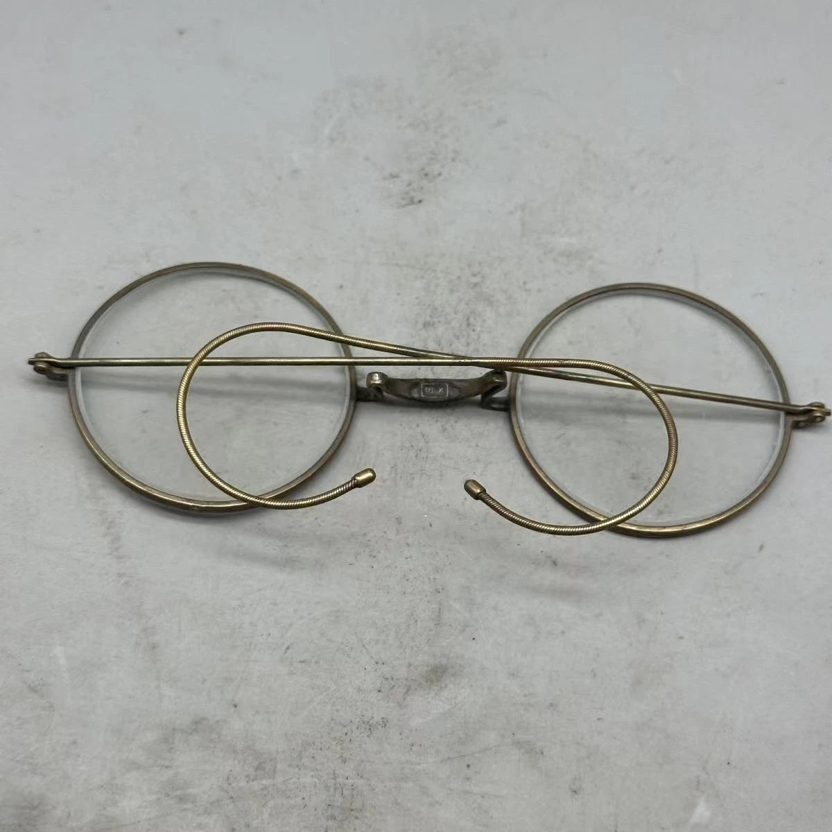 Vintage China Copper Hook Crystal Old Style Eyeglasses Collectible Sunglasses 07FC0E-D4 - KOEEK